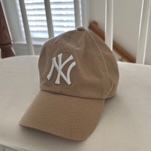 Tan NY Yankees Hat
